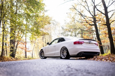 Audi Silver Machined Face