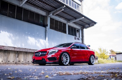 Mercedes-Benz Silver Machined Face