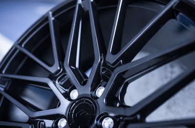 JR38 Black Brushed Tinted Face