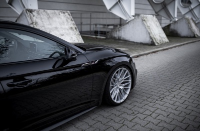 Audi Silver Machined Face