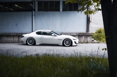 Maserati Silver Machined Face