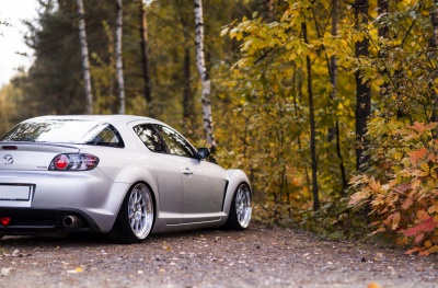 Mazda Silver Machined Face