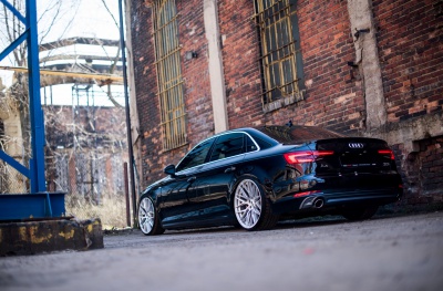 Audi Silver Machined Face