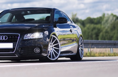 Audi Silver Machined Face