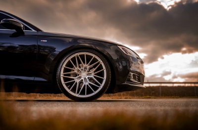 Audi Silver Machined Face