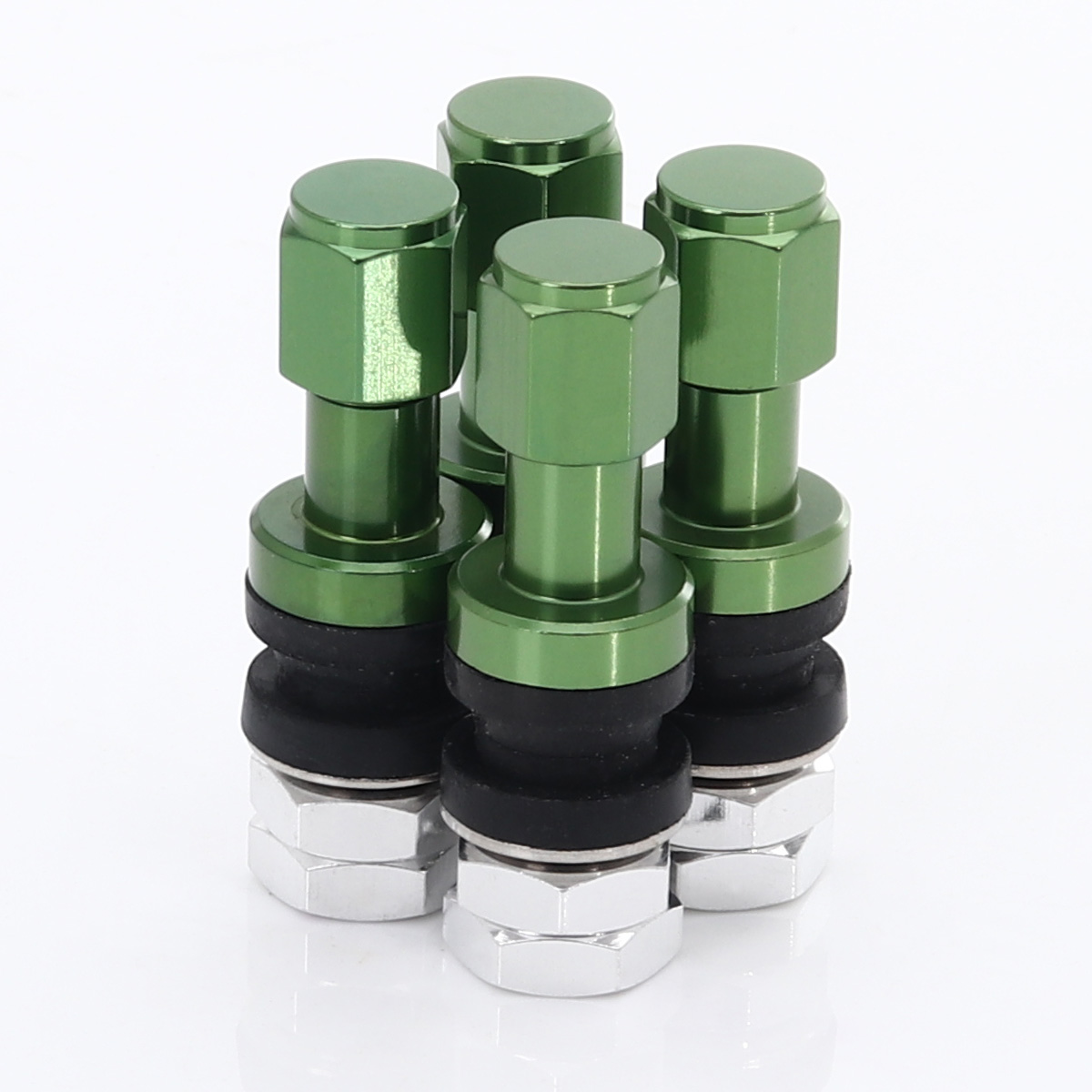 Set of Aluminum air valves JR v2 - GREEN