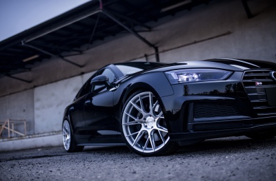 Audi Silver Machined Face