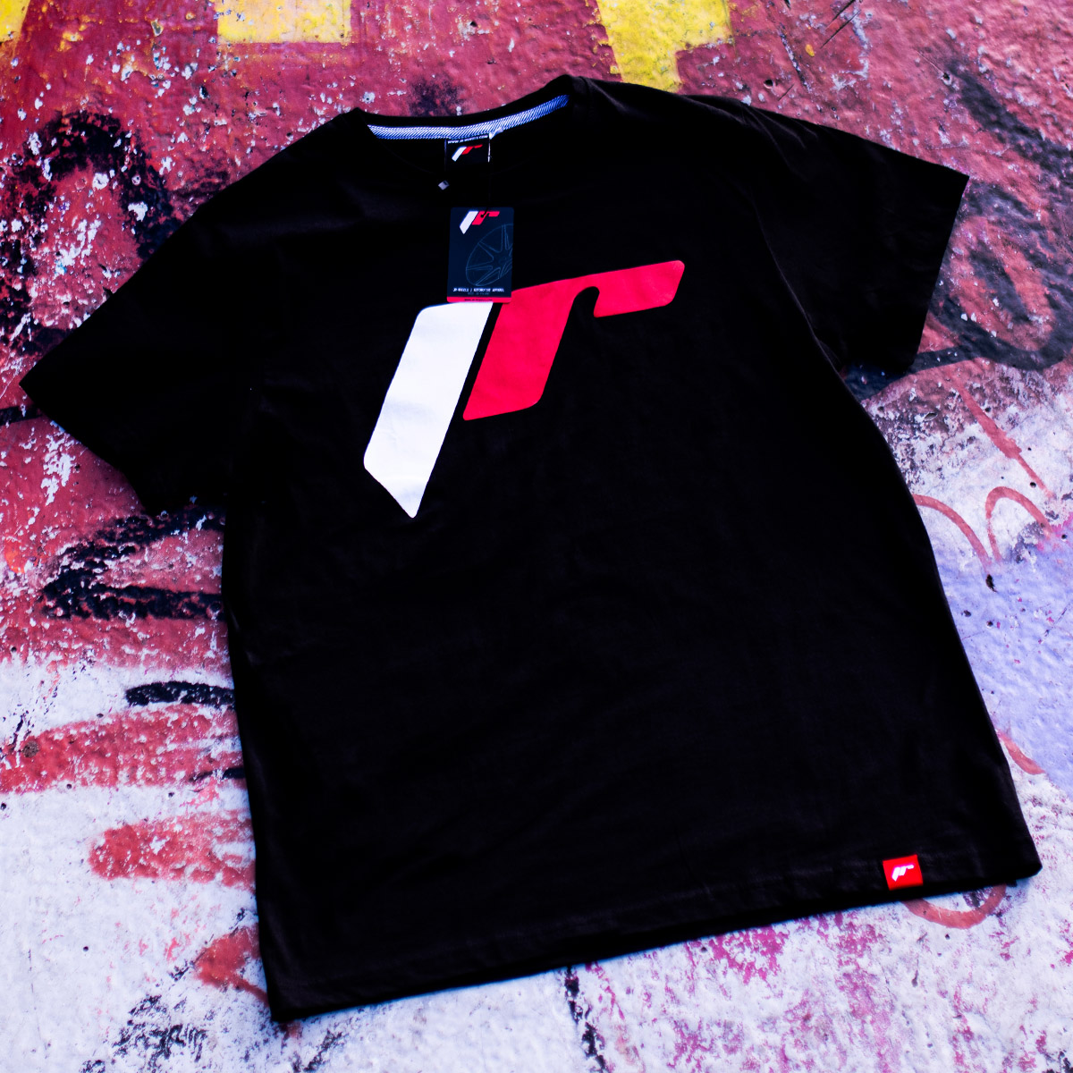 JR Men's T-Shirt Logo-2 Black Size XL