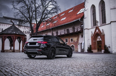 Mercedes-Benz Black Brushed Tinted Face