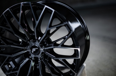 JRX12 Black Machined Tinted Face