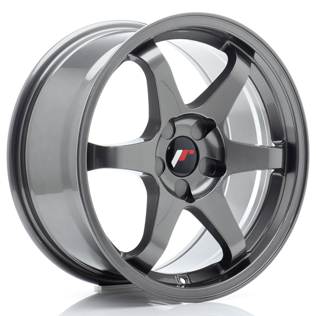 JR Wheels JR3 17x8 ET20-35 5H BLANK Gun Metal