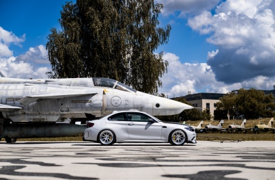 BMW Silver Machined Face