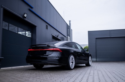 Audi Silver Machined Face