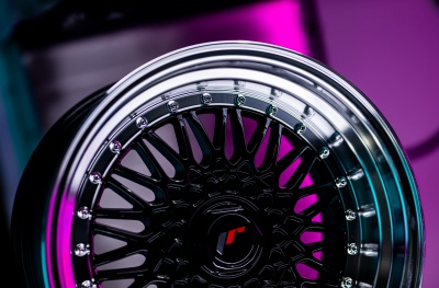 JR9 Gloss Black Machined Lip