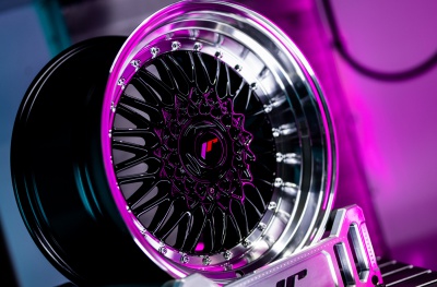 JR9 Gloss Black Machined Lip