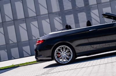 Mercedes-Benz Silver Machined Face