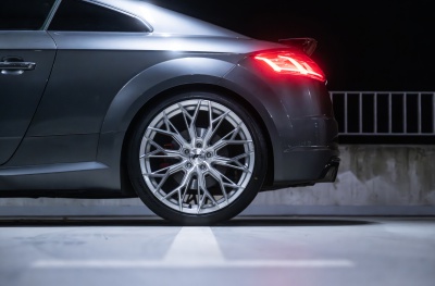 Audi Silver Machined Face