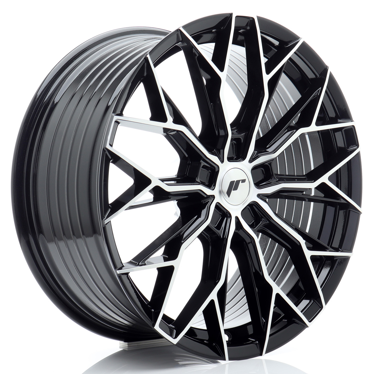 JR Wheels JR49 20x9 ET20-51 5H BLANK Gloss Black Machined Face