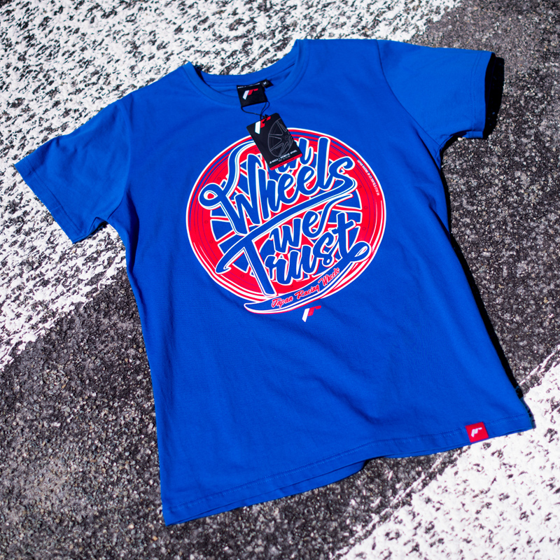 JR Men's T-Shirt Trust Blue Size XL