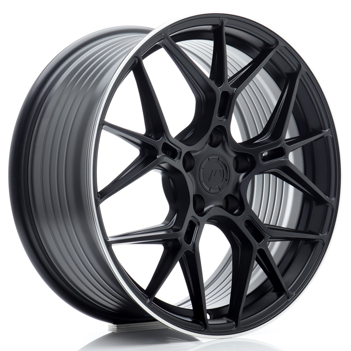 JR Wheels JR51 18x8 ET45 5x112 Satin Black w/ Machined Lip