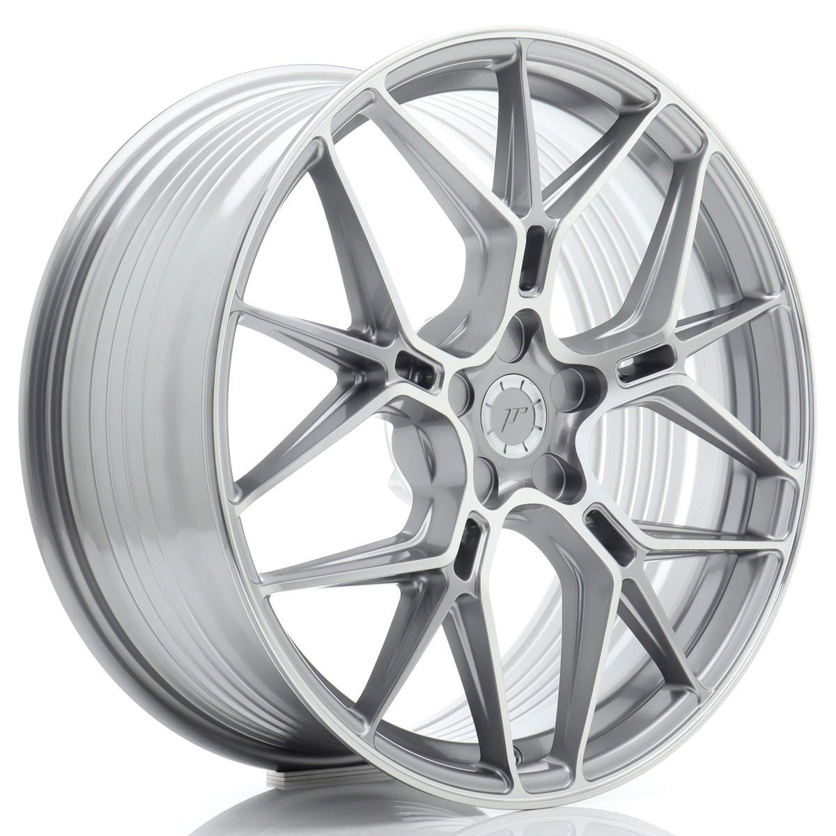 JR Wheels JR51 20x9 ET20-51 5H BLANK Titanium Machined Face