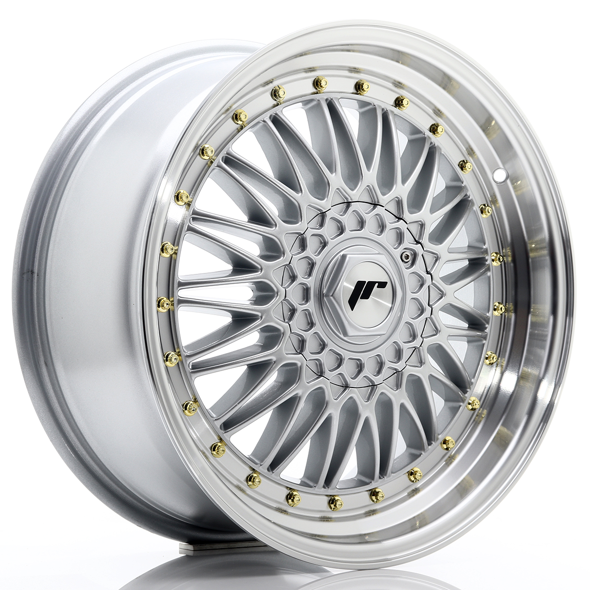 JR Wheels JR9 18x8 ET35 5x108/112 Silver w/ Machined Lip